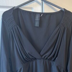 Norma Kamali ruched maxi dress. XL